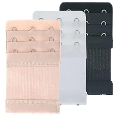 3 Pieces 3 Hook Bra Extenders 3/4 Inch Spacing