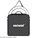 Neewer Photography Carrying Bag Protective Case Compatible with 18 inches Camera Ring Light - 20.47x20.47 inches/52x52 centimeters, Durable Nylon, Light Weight (Black)