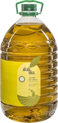 ALCALA OLIVA Huile d'olive vierge extra 5L – Récolte précoce, riche en antioxydants et polyphénols | Idéale pour une cuisine saine, savoureuse et méditerranéenne