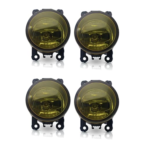 Antibrouillard Lampe Jaune Lentille pour Focus - 4 Pièces Ampoule H11 F4