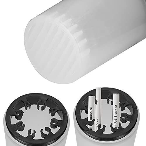 Copo de limpador de pincel Nail Art, copo em espiral pequeno para a boca Suporte de pincel Nail Art