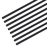 OLYCRAFT 8 Packung 6mm Kohlefaserstäbe 30cm Länge Massive Rundstäbe Hochfeste Kohlefaserstäbe Für Die Reparatur von RC Drohnen Quadrocopter Armen DIY Drachenbau Und Modellflugzeugbau
