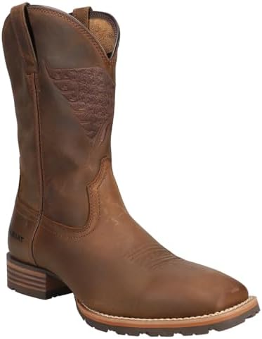 Ariat Mens Hybrid Fly High Western Boot Distressed Brown 11 | Image 1