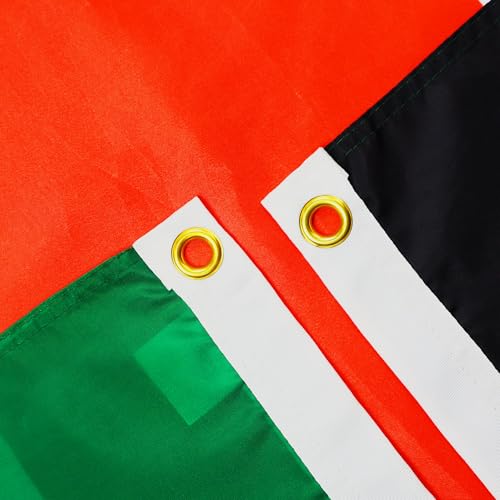 Image of AZ FLAG - Kenya Flag - 3x5 Ft - Light Polyester Kenyan Banner with Two Brass Eyelets - Fade Resistant - Vivid Colors - 3' x 5' Feet - 150x90 Cm