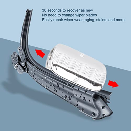 Tgoon Restaurador de limpador de para-brisas, design ergonômico de dupla face universal para reparo