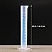 Pixnor 100ml Transparent Plastic Graduated Cylinder