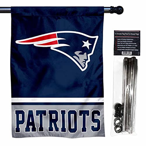 Drapeau Patriots de maison WinCraft idéal pour animer vos soirées de match NFL