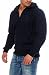 Produktbild Hoppe Herren Sweatshirt Jacke Sweatshirt Kaputzenpullover (L, blau)