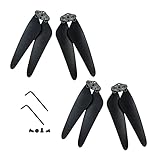 Material: material compuesto Accesorios para Drones For Kf102 Zumbido GPS KF102 360 Evitación Obstáculos Láser for Accesorios Quadcopter Ajuste Completo Brazo Motor Propeller Piezas Repuesto (Color : Propellers)