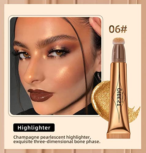 Contour Beauty Wand, Liquid Face Concealer Contouring with Cushion Applicator - Image 2