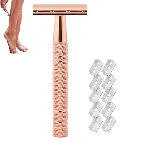 Solara Glide 2.0 Reusable Metal Razor - Rose