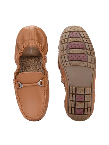 Image of egoss Lady Boss X Premium Genuine Leather Loafer Casual Shoes for Women-LG-5