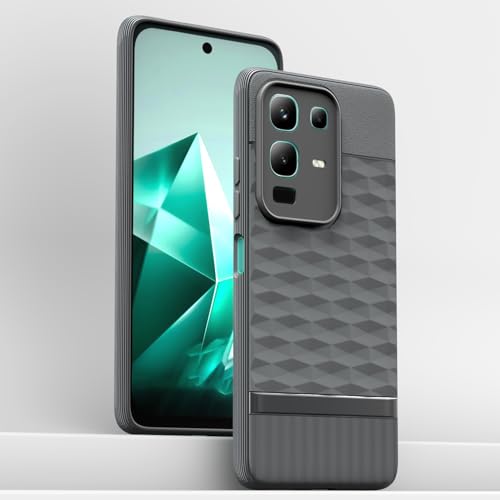 Image of Outlouders Back Cover for Infinix Note 50x 5G | Full Camera Protection | TPU Soft Flexible Shockproof Bumper Case (Grey)