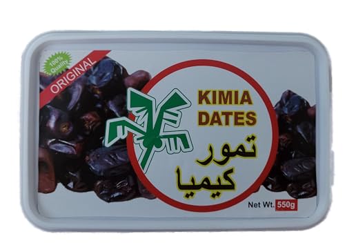 Image of Kimia Dates Uae Fresh Khajur 550 Gm, Pack of 1
