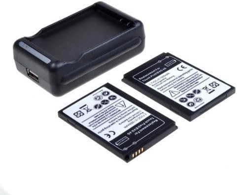 Sprint HTC EVO 4G 2x (two) Battery + Travel Charger, + USB Output, Sprint HTC Evo Shift, Verizon HTC Droid Incredible, Sprint HTC Hero, Touch Pro2, Snap, Ozone, Imagio , Tilt 2 , Verizon Droid Touch Pro 2, myTouch Slide, Google DesireZ