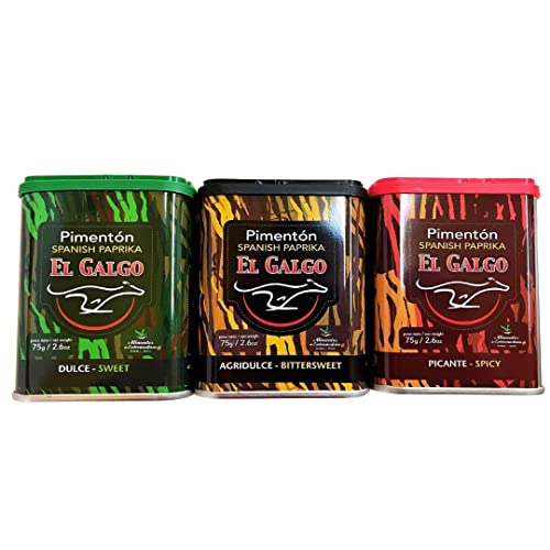 Pack pimentón ahumado suave 3 sabores (dulce, agridulce y picante) en lata de 75g