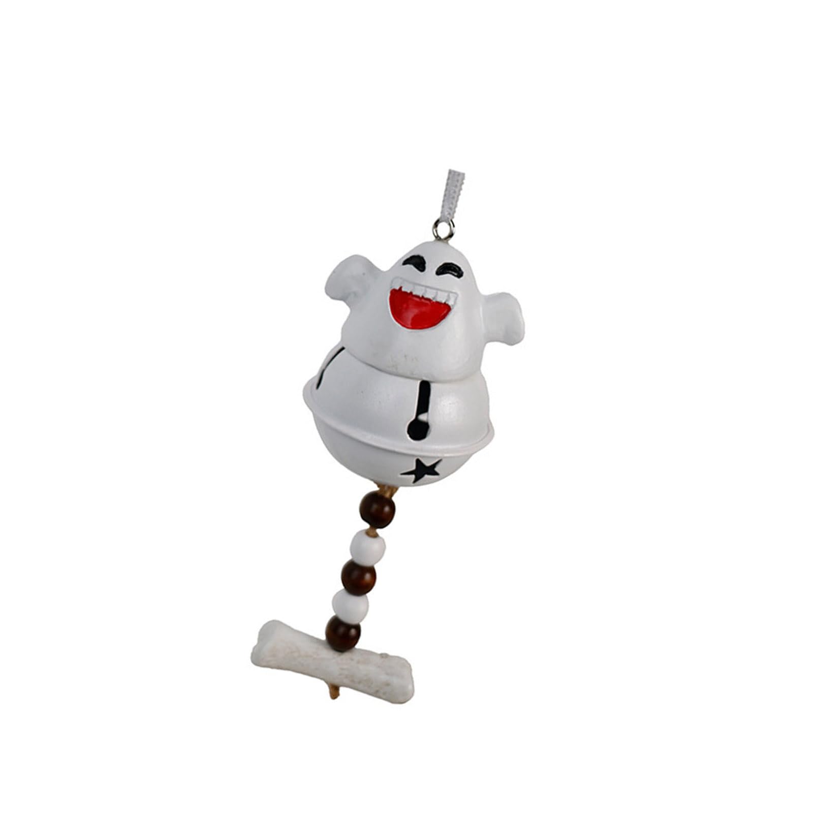 Tsophreniq Resin Ghostly Aeolian Bells Ornament Ghostly Bells Hanging Decorations for Indoor and Outdoor Halloween Party Decoration Halloween Decorations