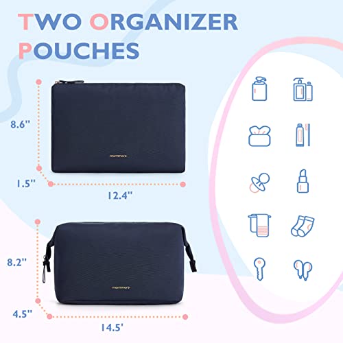 Mommore Diaper Bag Tote Mommy Bag For Hospital Large Capacity Maternity Bag Water-Resistant Diaper Bag With Changing Pad #TOP2