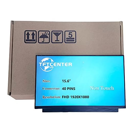 TFTcenter Substituição de tela LCD para Lenovo Legion Y540 Y540-15 Y540-15IRH Y540-15IRH-PG0 81RJ 81SX 81SY 81SX000LUS 81SX000MUS LED IPS Display (144Hz 40PINS)