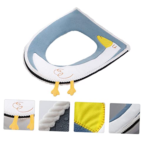 Alipis 1 Stück Cartoon Toilettensitzabdeckung Pad Toilettenkissen Pad Klebrige Toilettenabdeckungen Toilettensitzpolster Toilettensitzkissen Verdickte Toilettensitzabdeckung Universal – Bild 6