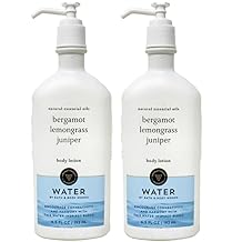 Aromatherapy Elements WATER - Bergamot, Lemongrass, Juniper - Set of 2 - Includes 2 Body Lotion - Full Size
