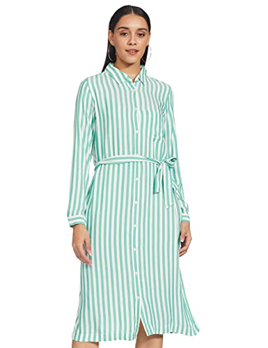 Image of Parx Women's Synthetic A-Line Knee-Length Dress