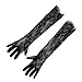 Whoasyst 2pack Sophisticated Lace Evening Gloves Party Costume Fashionable For Various Ages Bridal Shower Gloves