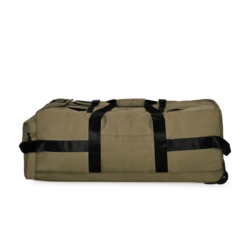 Große Reisetasche mit Rollen, Handtasche, Trolley oder Rucksack, 3-in-1, umwandelbar, wasserabweisend, große Reisetasche, Faltbare Handgepäcktasche