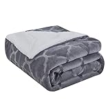 L'AGRATY Super Soft Sherpa Fleece Blanket, Microfiber Lightweight Plush Reversible Throw Blankets...