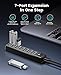 7-Port USB 3.0 Hub with 3.3FT Long Cable, ORICO Ultra-Slim Data USB Splitter, 5Gbps Data Transfer for Laptop, PC, MacBook, Mac Pro, Mac Mini, iMac, XPS, Xbox, Flash Drive and More USB Devices