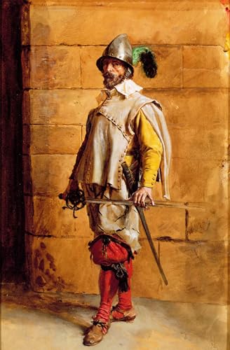 Peinture murale le Cavalier Meissonier pour la décoration de salon