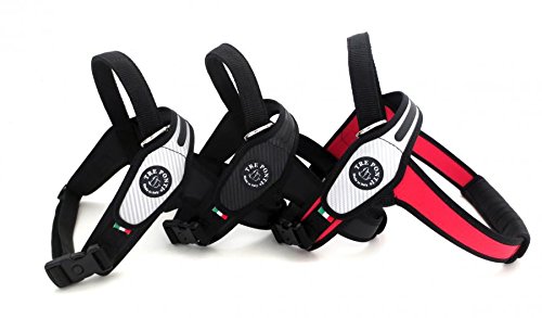 Pettorina Cani Tg. Grossa Dorsale Nera con Bordo