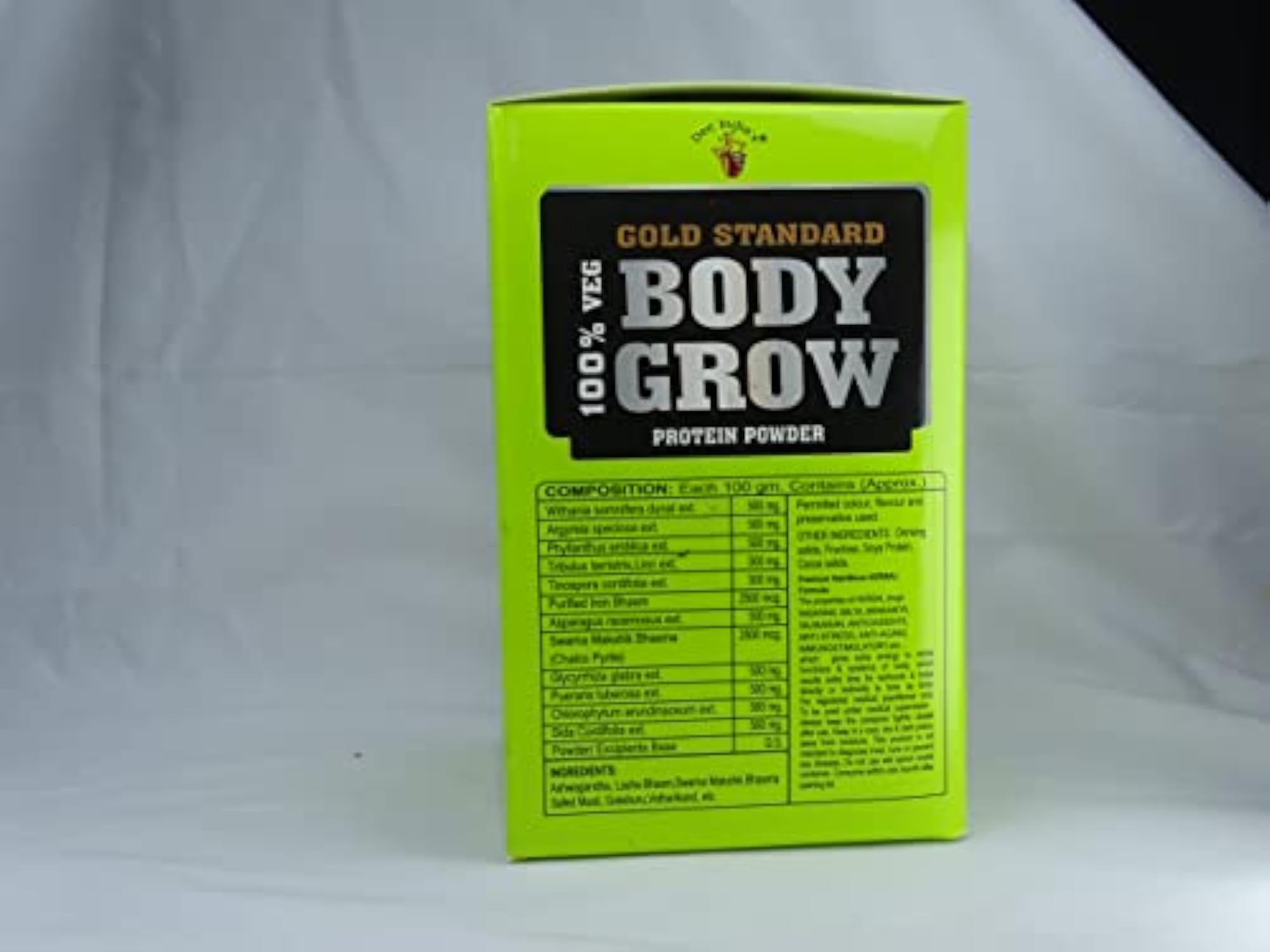 DEE HERBALS 100% Natural Ayurvedic Standard Body Grow Protein Powder