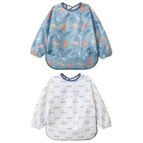 Little Dimsum Long Sleeves Toddler Bibs Cover