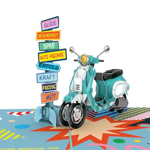 papercrush Pop-Up Karte Jugendweihe - 3D Glückwunschkarte für Jugendliche (Jungen und Mädchen) Geschenkkarte mit Geldfach für Geldgeschenk für Glückwünsche zur Jugendweihe von Tochter und Sohn