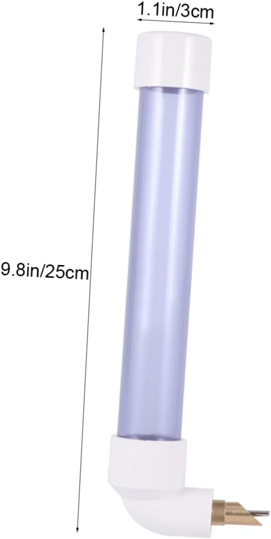 Parrot Water Bottle Automatic Drinking Feeder Small Size Plastic 250ml | Leakproof Design, Easy to Take Apart and Wash, Blue Finish, Suitable for Canaries and Parrots