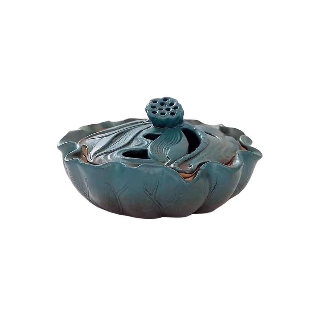 Incense Burner Creative Ceramic Incense Burner Household Agarwood Indoor Censer(A)