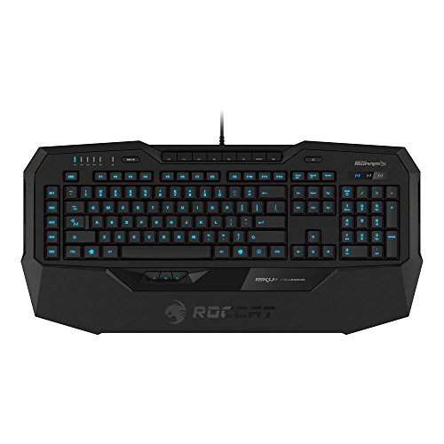 ROCCAT Isku+ Illuminated Gaming Keyboard, UK Layout - Black