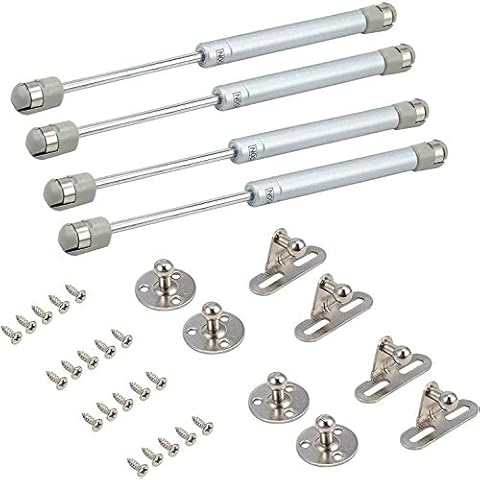 MARIE 100N/22.5lb Soft Close Lid Support,Safety Lid Support,Soft Down Lid Support,Soft Close Lid Hinge,Set of 4 Cover