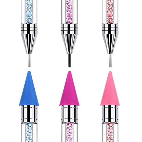 Zynery 3 Pcs Wax Pen, Diamond Painting Pens No Wax Needed Self-Stick Drill Pens, Diamond Art Pens For Diy Crafts Painting Cross-Stitch Nail Art #TOP16