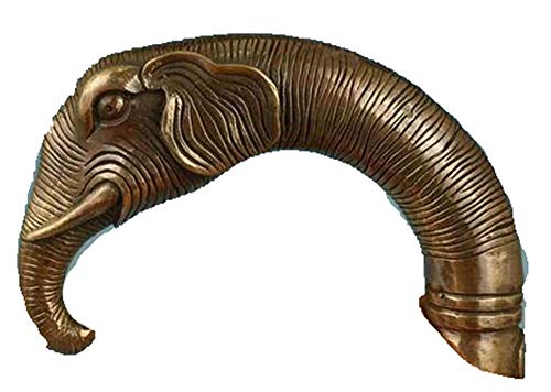Éléphant en bronze pour canne le cadeau porte-bonheur idéal