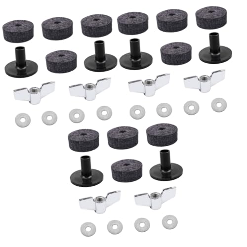 Accessoires pour cymbales Mikinona kit 12 en 1 pour jouer sur scène et en studio