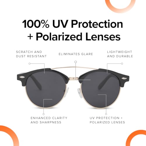 Image of Intellilens Round Sunglasses For Men & Women|Goggles for Men & Women