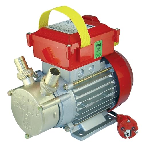 SPID’O TR 25 Pompe de transfert 340 W - Pompe transvasement lait, vin, vinaigre, huile, eau douce et gasoil - 1,7 m³/h max - 2 bars