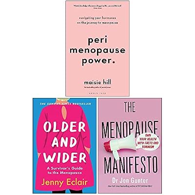 Perimenopause Power, Older and Wider, The Menopause Manifesto 3 Books Collection Set