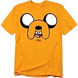 Popfunk Adventure Time Jake The Dog Cartoon Network T Shirt (Large) Yellow