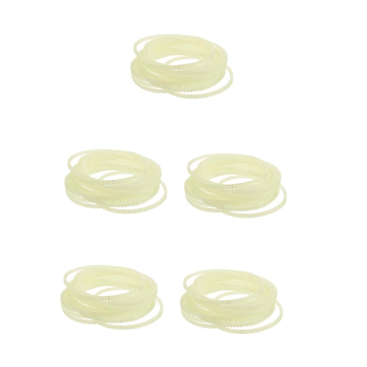 DOITOOL 5 Series Correa De Máquina De Coser Reemplazo Máquinas De Coser Domésticas Pedal Cinturones Duraderos Y Prácticos 20 Piezas X 5