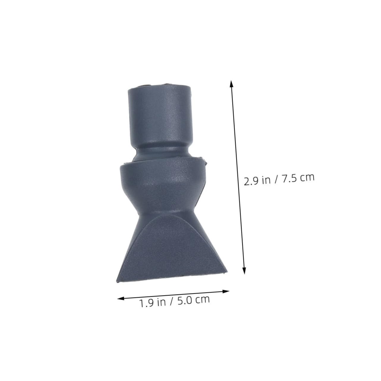 Mikikit 2pcs Fish Tank Duckbill Nozzle Aquarium Sump Conversion Kit Water Handle Switch Blood Tubes Water Level Switch Overflow Boxes for Aquariums Pond Fountains for Small Black