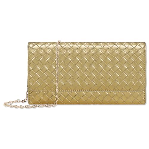 Image of U+U Small Crossbody Bags for Women, Cell Phone Purse Mini Clutch Bag with Removable Chain, Card Slots - Lightweight Purse