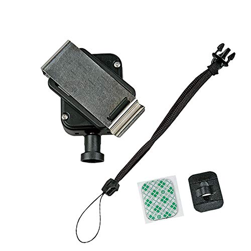 Gear Keeper Cell Phone Tether - Retractable Keychain Phone Strap With Rotating Belt Clip Mount - Ideal Cycling, Hiking Gear & Kayak Accessories - 36” Extension, 6oz. Retraction - USA Made